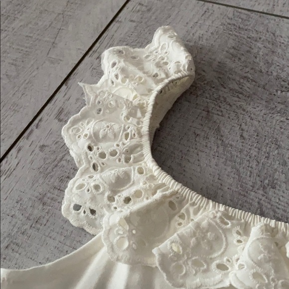 NWOT Off White Lace Body Suit - Picture 3 of 6